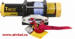 Лебедка для квадроцикла T-MAX ATW-PRO 2500 с синтетическим тросом  W0528 - фото 4952