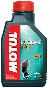 Масло MOTUL OUTBOARD TECH 2T 1 литр  106613 - фото 5924