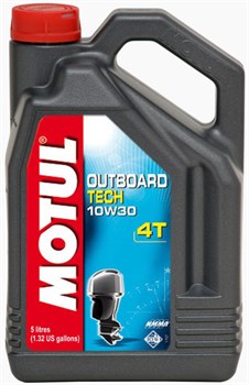 Масло MOTUL OUTBOARD TECH 4T 10W30 5 литров  106447 - фото 5929