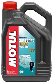 Масло MOTUL OUTBOARD TECH 4T 10W40 5 литров  106354 - фото 5932