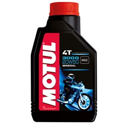 Масло MOTUL 3000 4T 20W50 1 литр  104048 - фото 5993