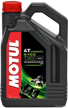 Масло MOTUL 5100 4T 10W50 4 литра  104076 - фото 6014