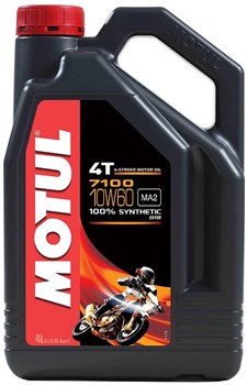 Масло MOTUL 7100 4T 10W60 4 литра  104101 - фото 6024