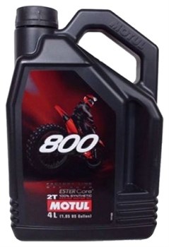 Масло MOTUL 800 2T FACTORY LINE OFF ROAD 4 литра  104039 - фото 6032