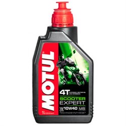 Масло MOTUL SCOOTER EXPERT 4T 10W40 MB 1 литр  105935 - фото 6038