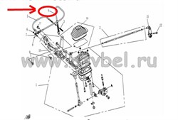 Трос парковочной системы  901А-080310 - фото 6062