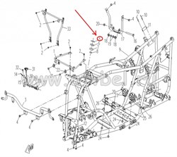 Сальник 44Х25Х7  30500-025801N - фото 6114