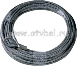 Трос стальной T-MAX для лебедки ATV-3500  W0739 - фото 6208