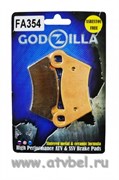 Тормозные колодки с усиленным фрикционом GODZILLA  FA354